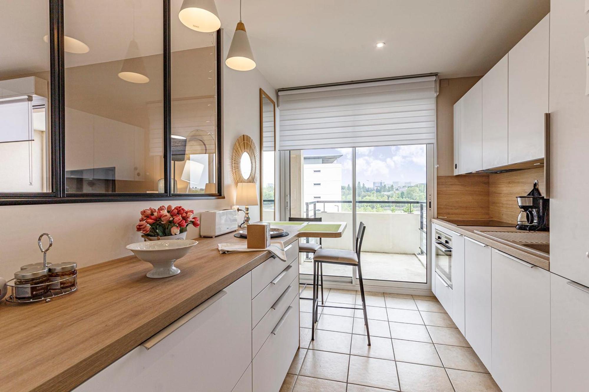 Apartament L'Aragon Wifi Balcon Vue La Maine Angers Zewnętrze zdjęcie